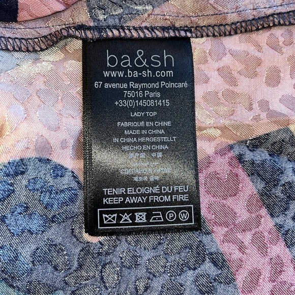 ba&sh Win Tie Puff Sleeve Blouse NWT - Picture 9 of 12